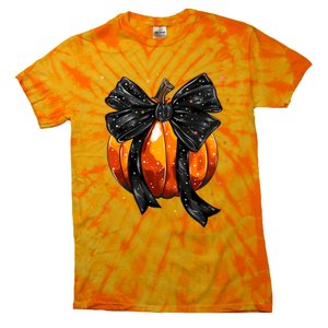 Cute Fall Autumn Halloween Pumpkin Tie-Dye T-Shirt