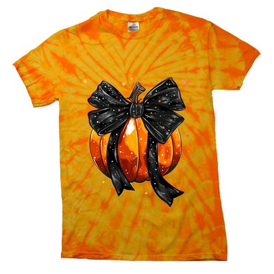 Cute Fall Autumn Halloween Pumpkin Tie-Dye T-Shirt