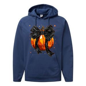 Cute Fall Autumn Halloween Pumpkin Performance Fleece Hoodie