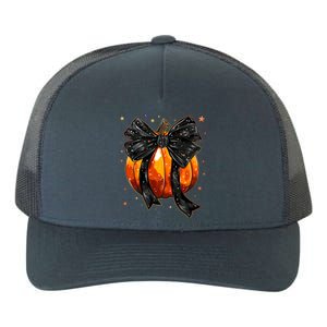 Cute Fall Autumn Halloween Pumpkin Yupoong Adult 5-Panel Trucker Hat