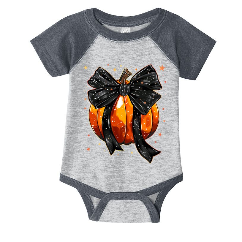 Cute Fall Autumn Halloween Pumpkin Infant Baby Jersey Bodysuit
