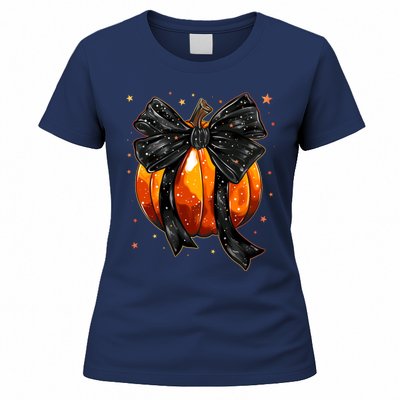 Cute Fall Autumn Halloween Pumpkin Women's T-Shirt