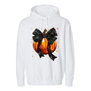 Cute Fall Autumn Halloween Pumpkin Garment-Dyed Fleece Hoodie