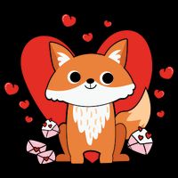 Cute Fox Animal Valentine Gift For Valentine Day Mug