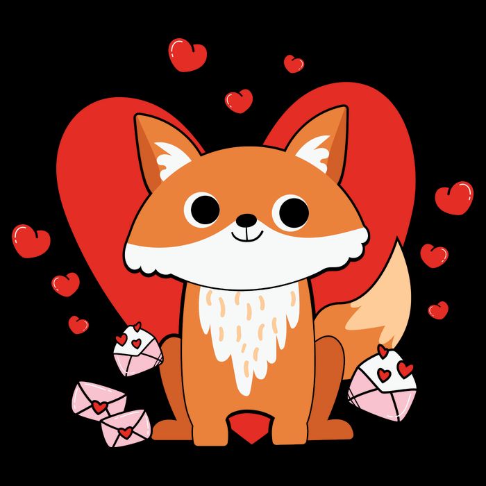Cute Fox Animal Valentine Gift For Valentine Day Mug