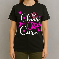 Cheer For A Cure Breast Cancer Awareness T-Shirt