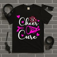 Cheer For A Cure Breast Cancer Awareness T-Shirt