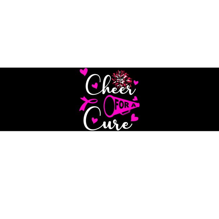 Cheer For A Cure Breast Cancer Awareness Bumper Sticker