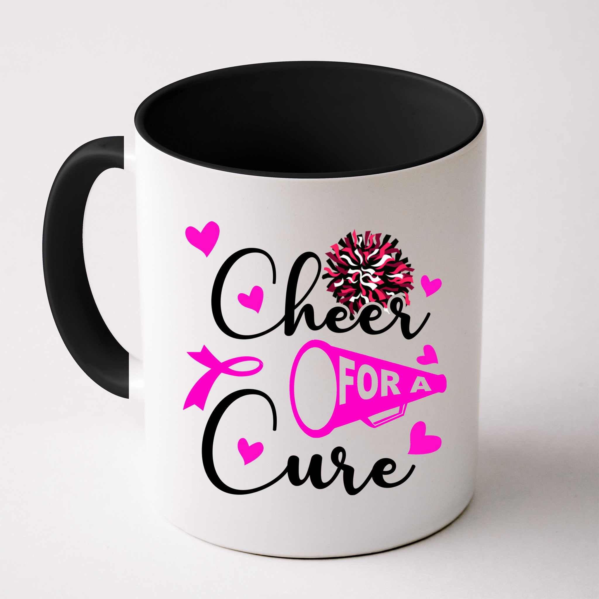Cheer For A Cure Breast Cancer Awareness Mug
