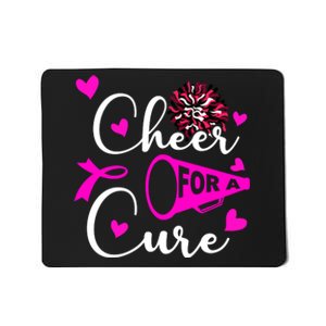 Cheer For A Cure Breast Cancer Awareness Mousepad