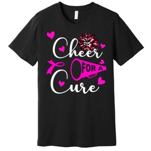 Cheer For A Cure Breast Cancer Awareness Premium T-Shirt