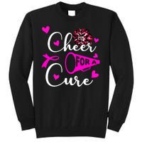 Cheer For A Cure Breast Cancer Awareness Tall Sweatshirt