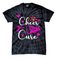 Cheer For A Cure Breast Cancer Awareness Tie-Dye T-Shirt