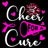Cheer For A Cure Breast Cancer Awareness Tie-Dye T-Shirt