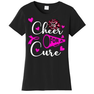 Cheer For A Cure Breast Cancer Awareness Women's T-Shirt