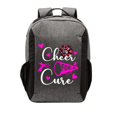 Cheer For A Cure Breast Cancer Awareness Vector Backpack