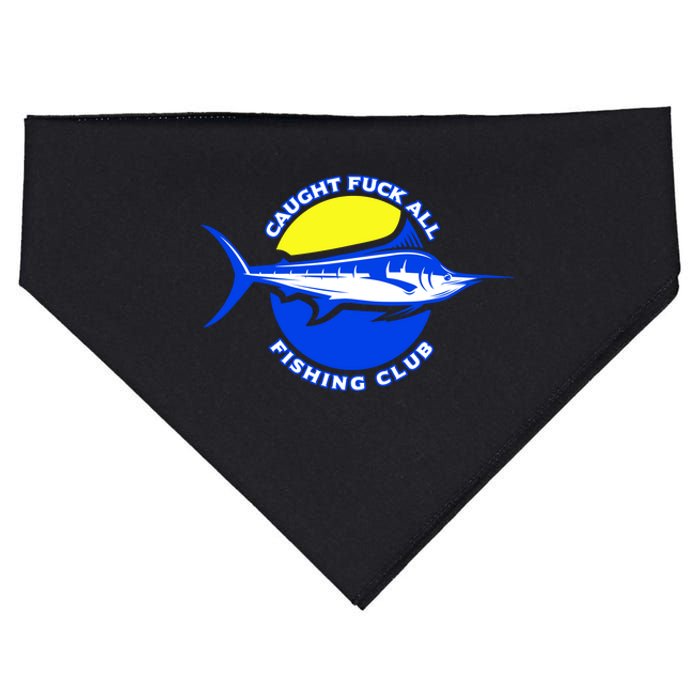 Caught Fuck All Fishing Club USA-Made Doggie Bandana