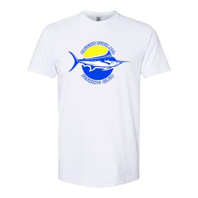 Caught Fuck All Fishing Club Softstyle CVC T-Shirt