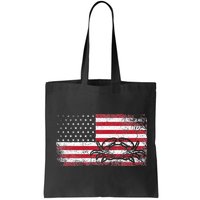 Crab Fisherman American Flag 4th of July Crabbing Bag