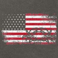 Crab Fisherman American Flag 4th of July Crabbing Cotton Canvas Backpack