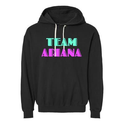 Cheer For Ariana, Show Support Be On Team Ariana | 90s Style Garment-Dyed Fleece Hoodie