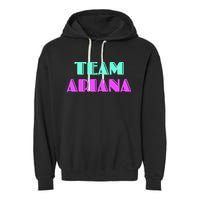 Cheer For Ariana, Show Support Be On Team Ariana | 90s Style Garment-Dyed Fleece Hoodie