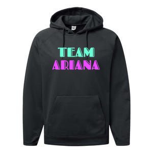 Cheer For Ariana, Show Support Be On Team Ariana | 90s Style Performance Fleece Hoodie