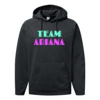 Cheer For Ariana, Show Support Be On Team Ariana | 90s Style Performance Fleece Hoodie