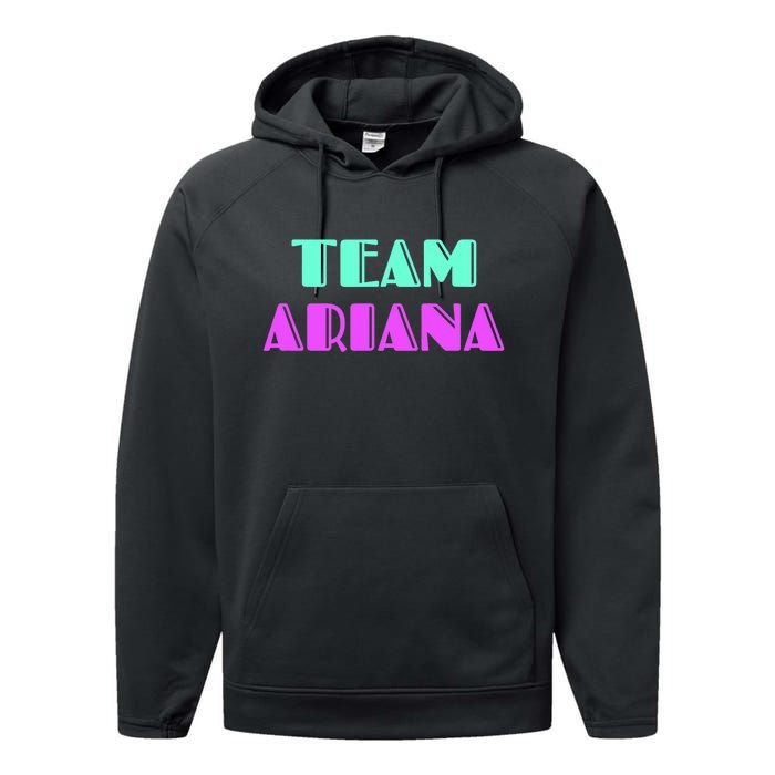 Cheer For Ariana, Show Support Be On Team Ariana | 90s Style Performance Fleece Hoodie