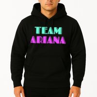 Cheer For Ariana, Show Support Be On Team Ariana | 90s Style Hoodie