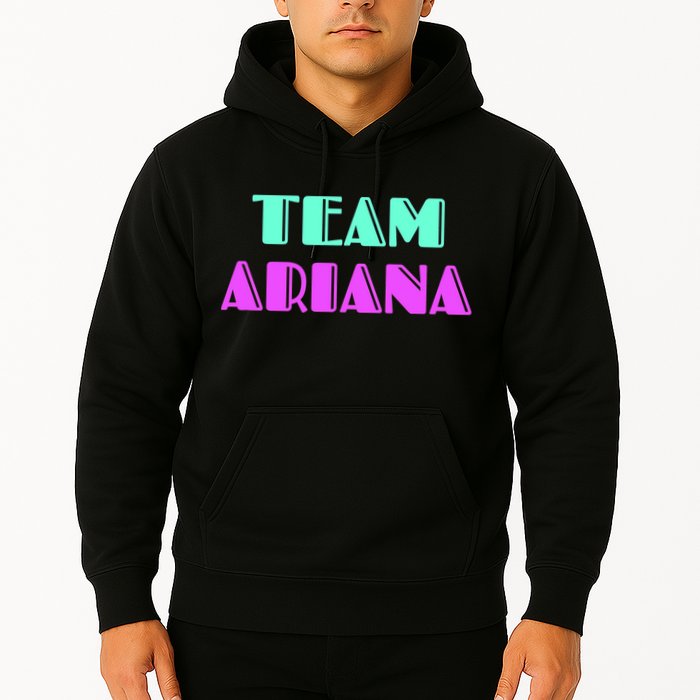 Cheer For Ariana, Show Support Be On Team Ariana | 90s Style Hoodie
