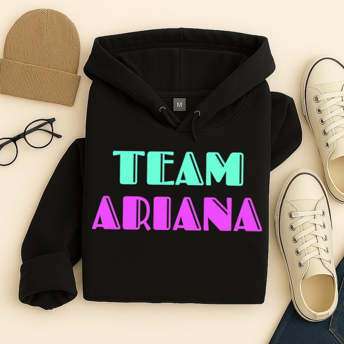 Cheer For Ariana, Show Support Be On Team Ariana | 90s Style Hoodie