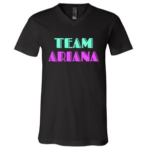 Cheer For Ariana, Show Support Be On Team Ariana | 90s Style V-Neck T-Shirt