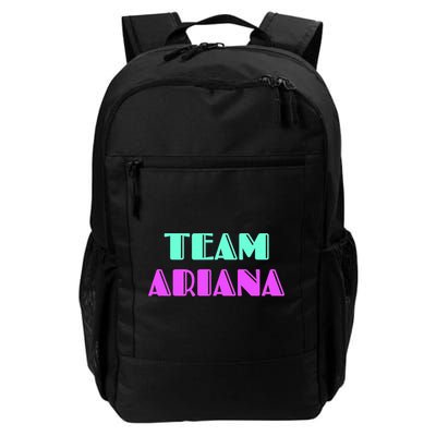 Cheer For Ariana, Show Support Be On Team Ariana | 90s Style Daily Commute Backpack