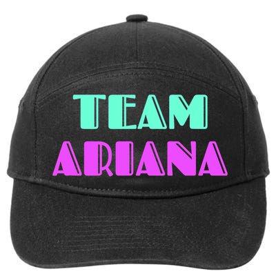 Cheer For Ariana, Show Support Be On Team Ariana | 90s Style 7-Panel Snapback Hat