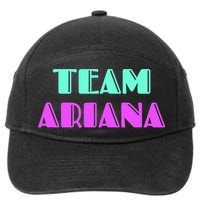 Cheer For Ariana, Show Support Be On Team Ariana | 90s Style 7-Panel Snapback Hat