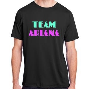 Cheer For Ariana, Show Support Be On Team Ariana | 90s Style Adult ChromaSoft Performance T-Shirt