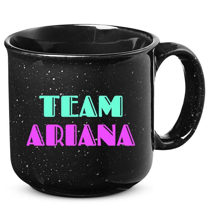 Cheer For Ariana, Show Support Be On Team Ariana | 90s Style 15oz Campfire Ceramic Mug