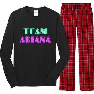 Cheer For Ariana, Show Support Be On Team Ariana | 90s Style Long Sleeve Pajama Set