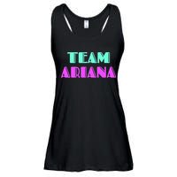 Cheer For Ariana, Show Support Be On Team Ariana | 90s Style Ladies Essential Flowy Tank