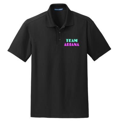 Cheer For Ariana, Show Support Be On Team Ariana | 90s Style Dry Zone Grid Polo