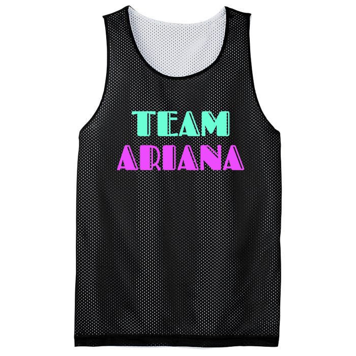 Cheer For Ariana, Show Support Be On Team Ariana | 90s Style Mesh Reversible Basketball Jersey Tank