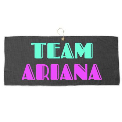 Cheer For Ariana, Show Support Be On Team Ariana | 90s Style Large Microfiber Waffle Golf Towel