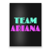 Cheer For Ariana, Show Support Be On Team Ariana | 90s Style Poster