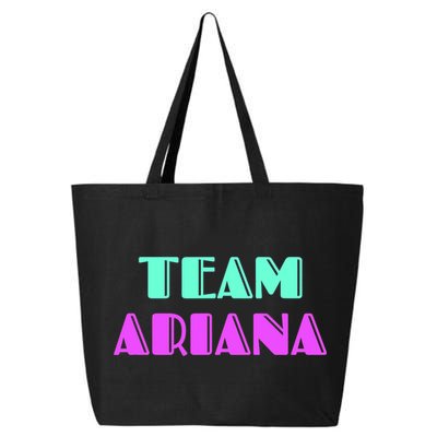 Cheer For Ariana, Show Support Be On Team Ariana | 90s Style 25L Jumbo Tote