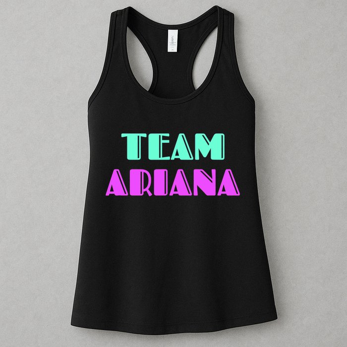 Cheer For Ariana, Show Support Be On Team Ariana | 90s Style Womens Tank Top