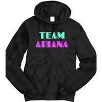 Cheer For Ariana, Show Support Be On Team Ariana | 90s Style Tie Dye Hoodie