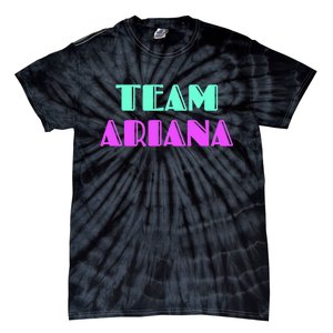 Cheer For Ariana, Show Support Be On Team Ariana | 90s Style Tie-Dye T-Shirt