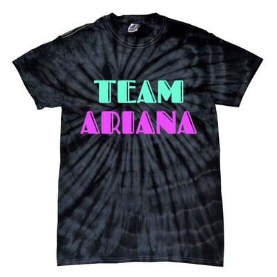 Cheer For Ariana, Show Support Be On Team Ariana | 90s Style Tie-Dye T-Shirt