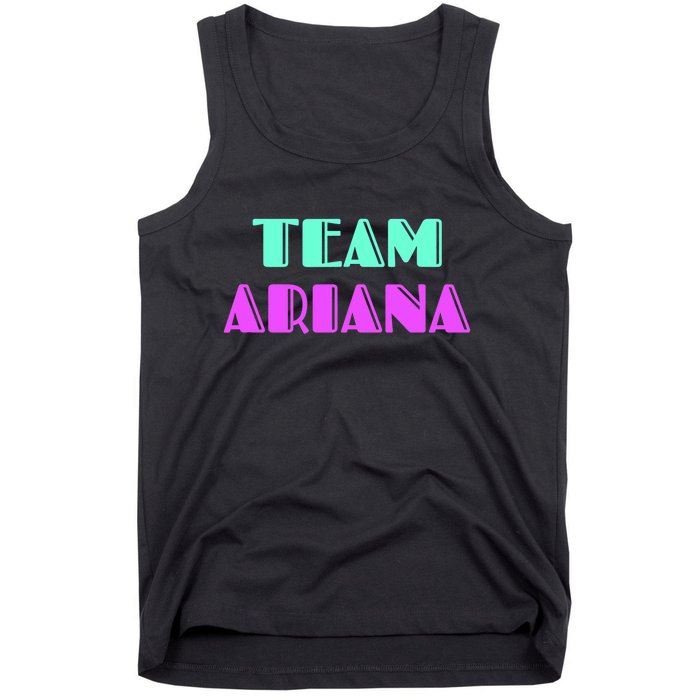 Cheer For Ariana, Show Support Be On Team Ariana | 90s Style Tank Top